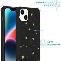 imoshion Design hoesje met koord Apple iPhone 14 Plus - Stars Gold