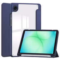 imoshion Trifold Hardcase Bookcase Samsung Galaxy Tab A11 Plus - Donkerblauw