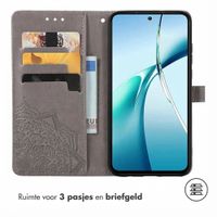 imoshion Mandala Bookcase Xiaomi Redmi Note 14 (4G) - Grijs
