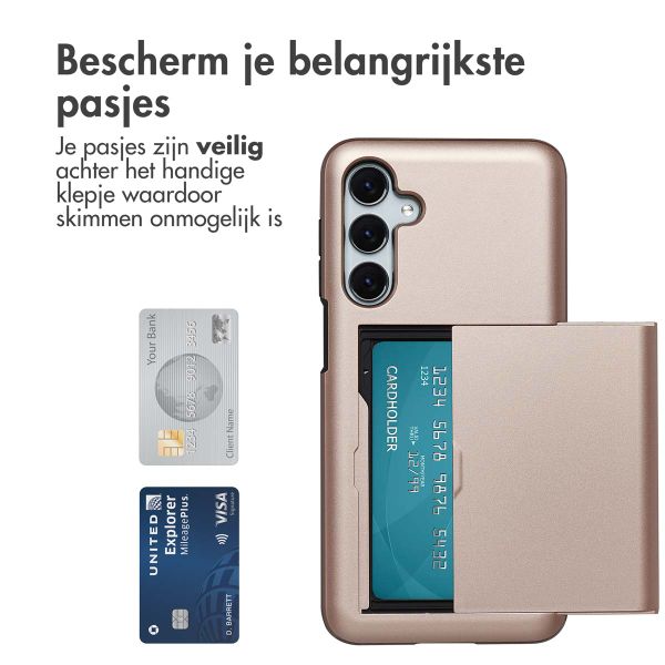 imoshion Backcover met pasjeshouder Samsung Galaxy A16 - Rosé Goud