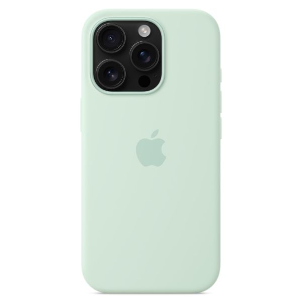 Apple Silicone Backcover MagSafe Apple iPhone 16 Pro - Aquamarine