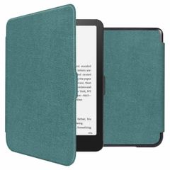 imoshion Slim Hard Case Bookcase Amazon Kindle Paperwhite (2024) / Paperwhite Signature Edition (2024) / Colorsoft Signature Edition (2024) - Donkergroen