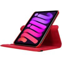 imoshion 360° draaibare Bookcase iPad Mini 7 (2024) / iPad Mini 6 (2021) - Rood