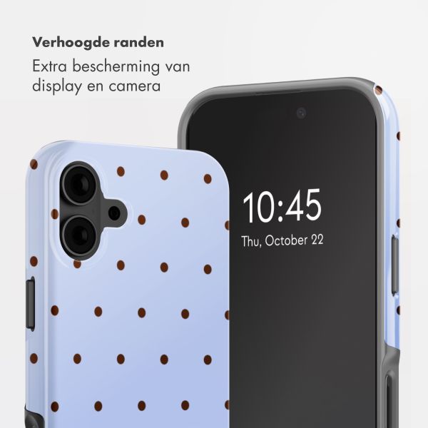 Selencia Vivid Backcover Apple iPhone 16 - Happy Dots Digital Sky
