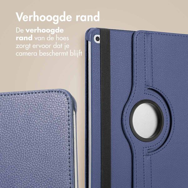 imoshion 360° draaibare Bookcase Apple iPad 6 (2018) 9.7 inch / iPad 5 (2017) 9.7 inch - Donkerblauw