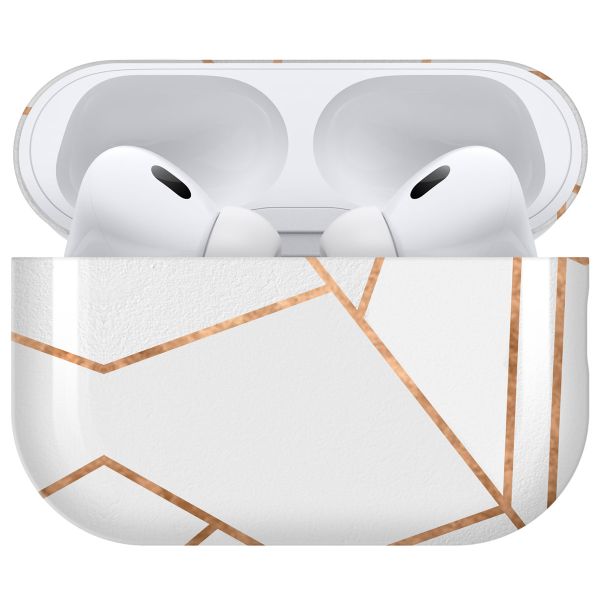 imoshion Design Hardcover Case AirPods Pro 2 - White Graphic