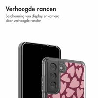 imoshion Design hoesje Samsung Galaxy S21 FE - Hearty Blush