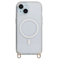 Selencia Rivièra MagSafe Backcover met afneembare haakjes Apple iPhone 15 - Transparant