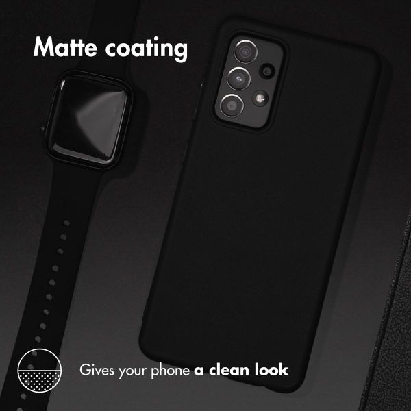 Accezz Color Backcover Samsung Galaxy A33 - Zwart