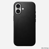 Nomad Modern Leather Case iPhone 16 - Black