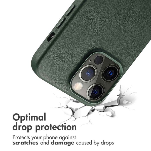Accezz Leather Back Cover with MagSafe Apple iPhone 14 Pro Max - Cedar Green