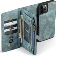 CaseMe Luxe Lederen 2 in 1 Portemonnee Bookcase iPhone 12 Pro Max