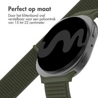 imoshion Nylon bandje Samsung Galaxy Watch 8 (40/44mm) / Classic (46mm) - Army Green