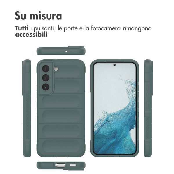 imoshion EasyGrip Backcover Samsung Galaxy S22 - Donkergroen