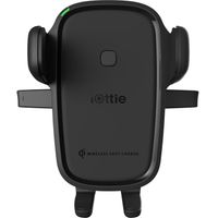 iOttie Easy One Touch Wireless Charging - Telefoonhouder auto - Ventilatierooster en CD speler - Zwart