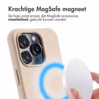 imoshion Color Backcover met afneembaar koord MagSafe Apple iPhone 16 Pro - Nude