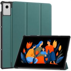 imoshion Trifold Bookcase Lenovo Idea Tab Plus - Donkergroen