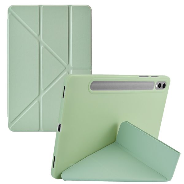 imoshion Origami Bookcase Samsung Galaxy Tab S9 11.0 inch - Lichtgroen