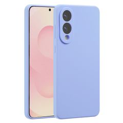 Accezz Liquid Silicone Backcover met MagSafe Samsung Galaxy S25 Edge - Paars