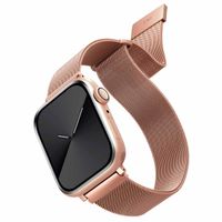 Uniq Dante Mesh Milanese stalen bandje Apple Watch Series 1 t/m 9 / SE (38/40/41 mm) | Series 10 / 11 (42 mm) - Rose
