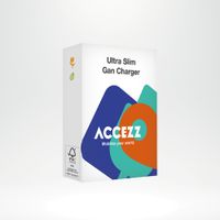 Accezz Ultra Slim GaN Oplader - USB-C + USB-A - 30W - Wit