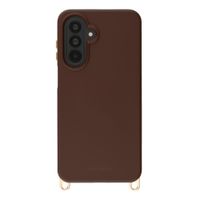 Selencia Rivièra MagSafe Backcover met afneembare haakjes Samsung Galaxy A17 (5G) / (4G) - Choco Brown