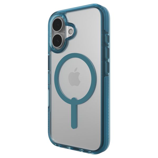 ZAGG Santa Cruz Snap Case met MagSafe Apple iPhone 16 - Clear / Blue