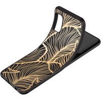 imoshion Design hoesje Samsung Galaxy A71 - Golden Leaves