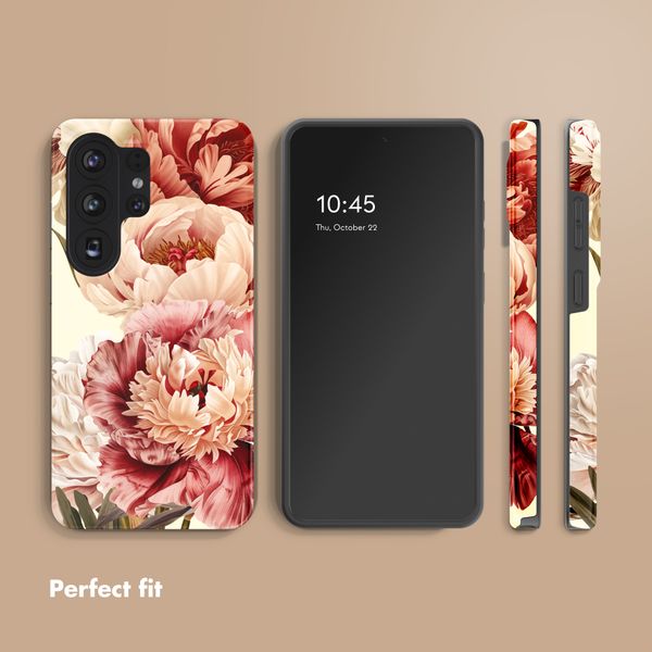Selencia Vivid Backcover met MagSafe Samsung Galaxy S26 Ultra - Vintage Peony
