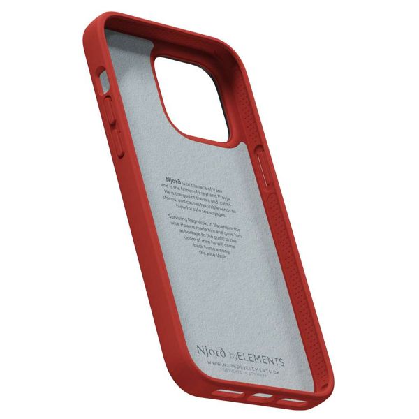 Njorð Collections Suède Comfort+ Case iPhone 14 Pro Max - Burnt Orange