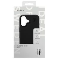 iDeal of Sweden Silicone Case Apple iPhone 16 - Black