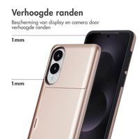 imoshion Backcover met pasjeshouder Samsung Galaxy S25 Edge - Rosé Goud