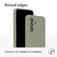 Accezz Liquid Silicone Back Cover Samsung Galaxy A37 (5G) - Cooper Green