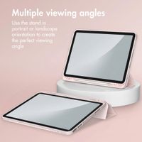 Accezz Smart Silicone Book Case Apple iPad Air 11 inch (2026) M4 / (2025) M3 / (2024) M2 / Air 5 (2022) / Air 4 (2020) - Pink