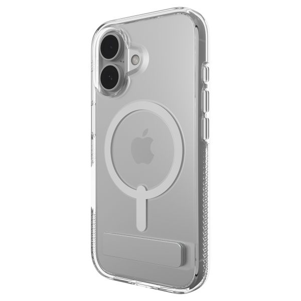 ZAGG Crystal Palace Snap KickStand Case met MagSafe iPhone 16 - Transparant