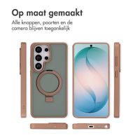 Accezz Ring Stand Backcover met MagSafe Samsung Galaxy S26 Ultra - Bruin