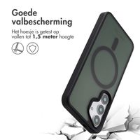 Accezz Rugged Frosted MagSafe Backcover Samsung Galaxy S25 Plus - Zwart