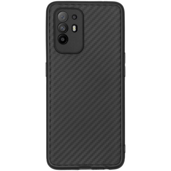 Carbon Softcase Backcover Oppo A94 (5G) - Zwart