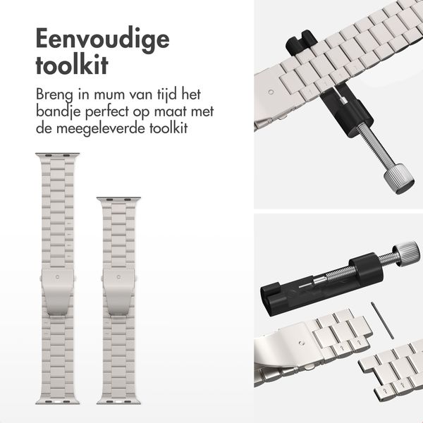 imoshion Stalen bandje Samsung Galaxy Watch 8 (40/44mm) / Classic (46mm) - Sterrenlicht