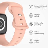 imoshion Siliconen⁺ bandje Apple Watch Series 1 t/m 10 / SE / Ultra (2) (44/45/46/49 mm) - Vintage Rose - Maat M/L