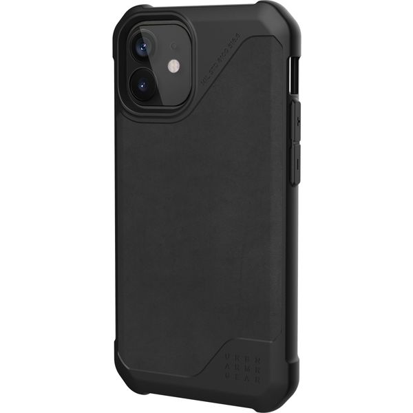 UAG Metropolis LT Backcover iPhone 12 Mini - Leather Black