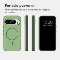 imoshion Color Backcover met Thin MagSafe Ring Google Pixel 11 / 11 Pro / 10 / 10 Pro - Donkergroen