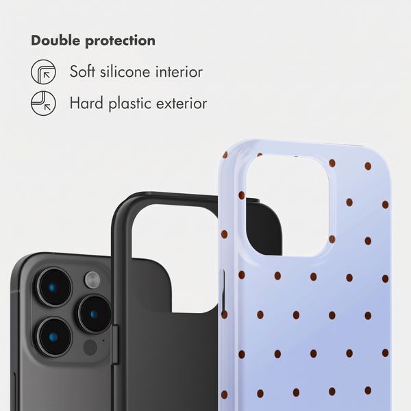 Selencia Vivid Back Cover Apple iPhone 15 Pro - Happy Dots Digital Sky