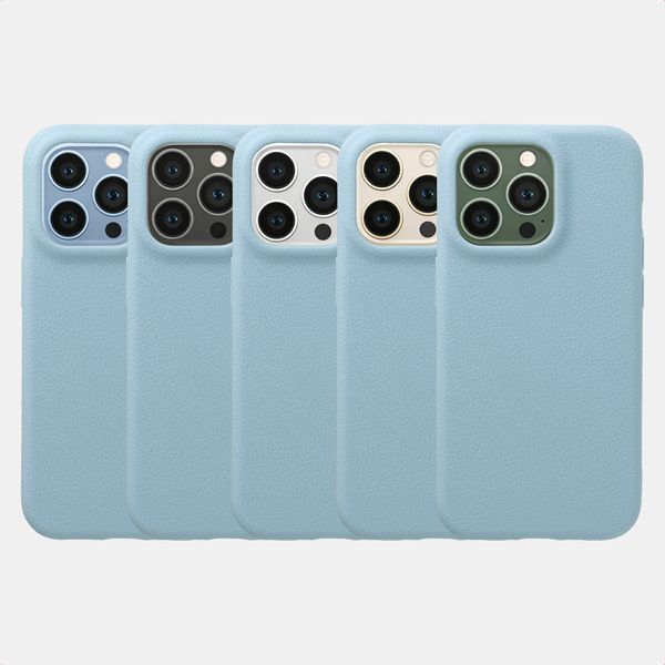 imoshion Texture Backcover Apple iPhone 13 Pro - Lichtblauw