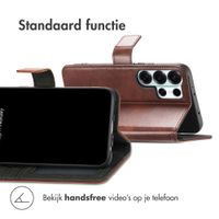 imoshion Luxe Bookcase Samsung Galaxy S26 Ultra - Donkerbruin