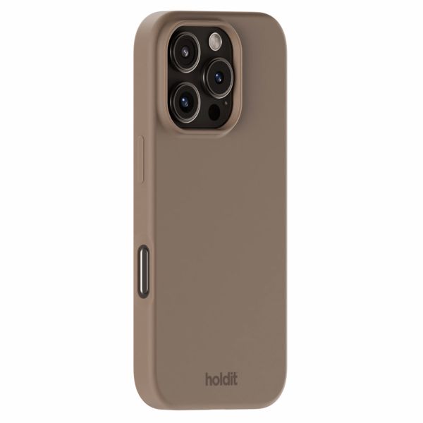 Holdit Silicone Case Apple iPhone 16 Pro Max - Mocha Brown