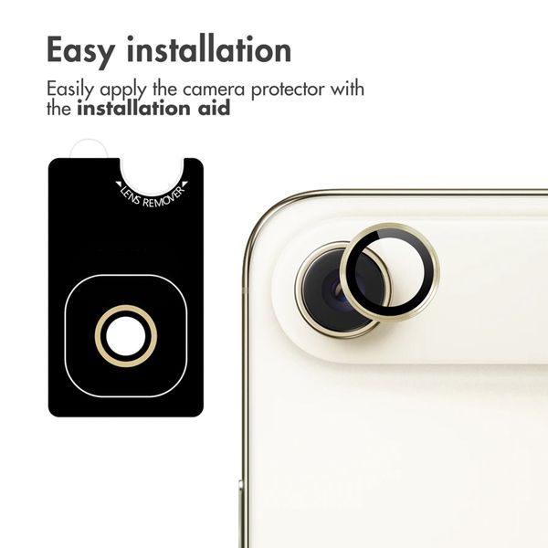 imoshion Camera Protector Glass 2-pack Apple iPhone Air - Light Gold
