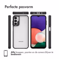 imoshion Rugged Hybrid Case Samsung Galaxy A14 (5G) - Zwart