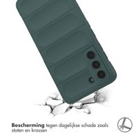 imoshion EasyGrip Backcover Samsung Galaxy S21 FE - Donkergroen