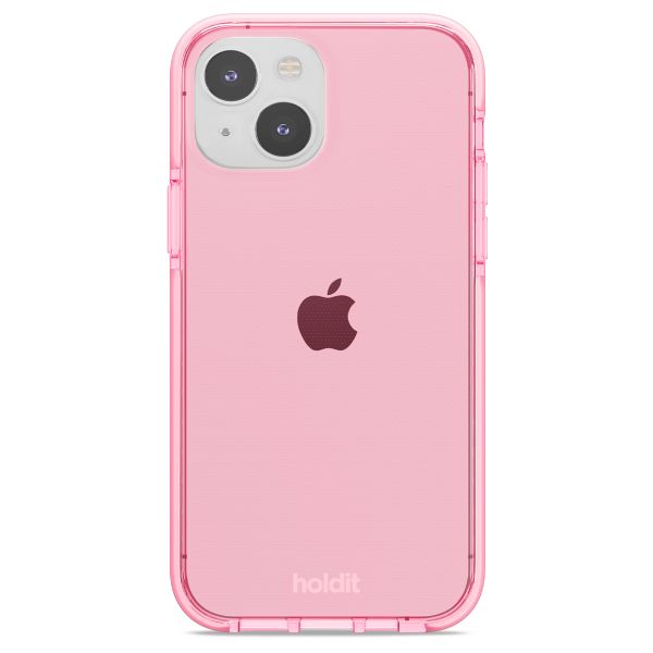 Holdit Seethru Case Apple iPhone 14 / 13 - Bright Pink